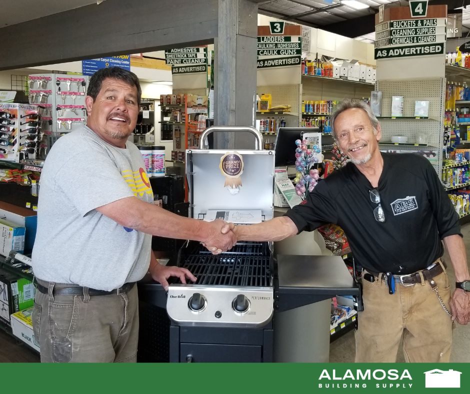 Built on Trust a customer and an ABS team member shaking hands