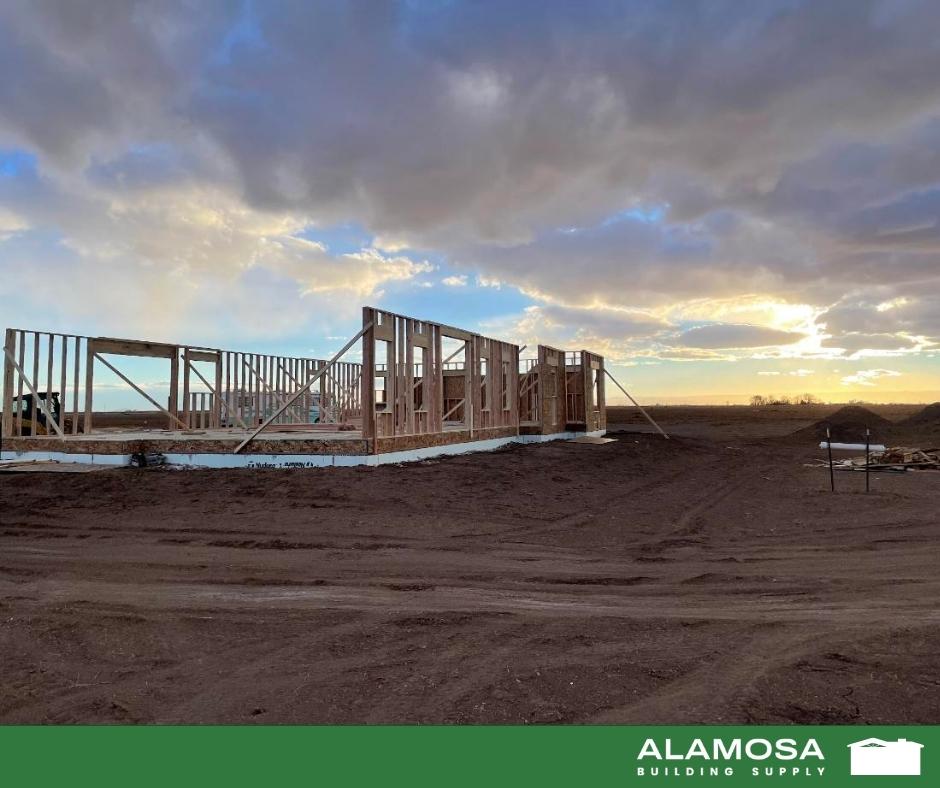 Home being constructed in Alamosa, CO