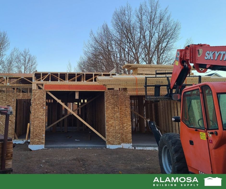 Local contractors working on construction project