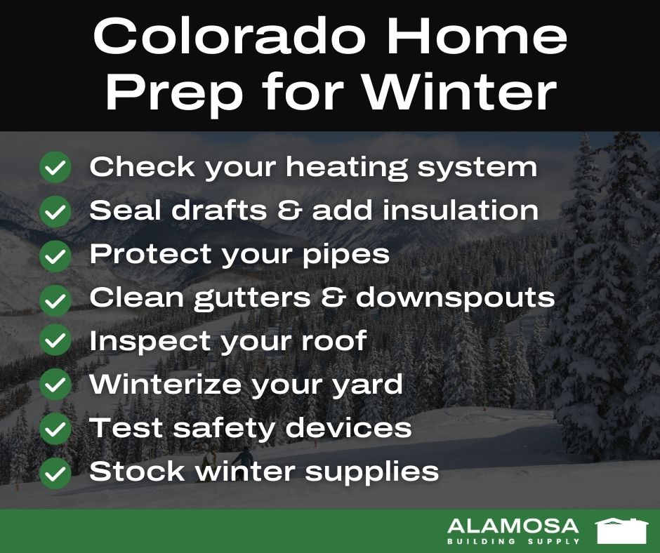 Colorado Home Prep for Winter checklist graphic