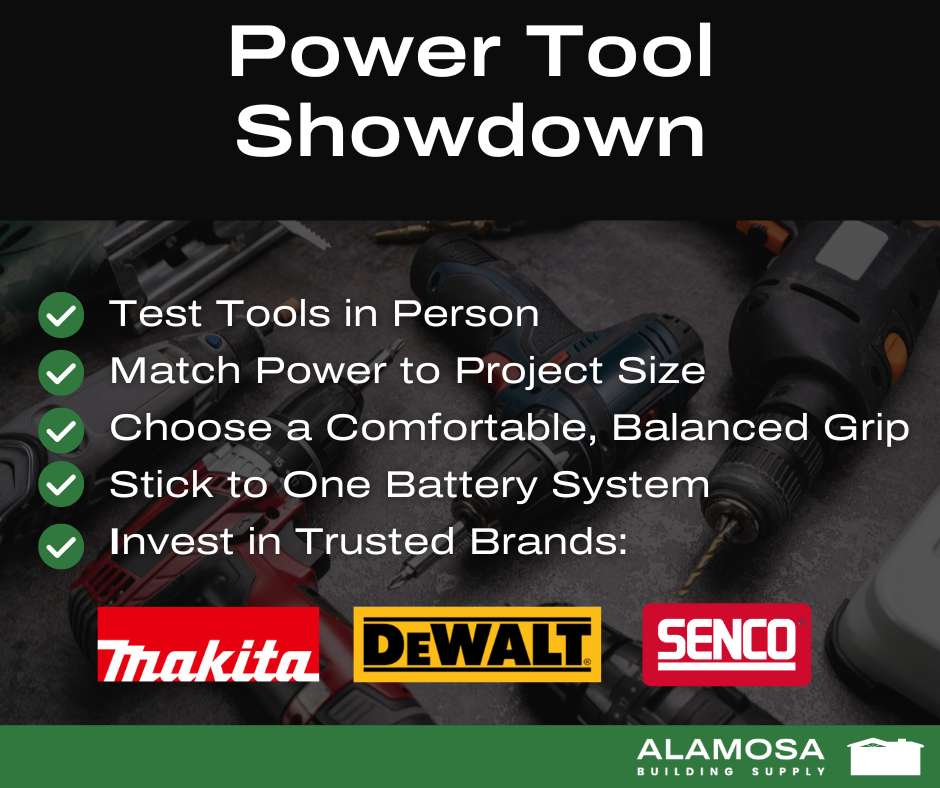 Infographic: Power Tool Showdown (Makita, Dewalt, Senco)